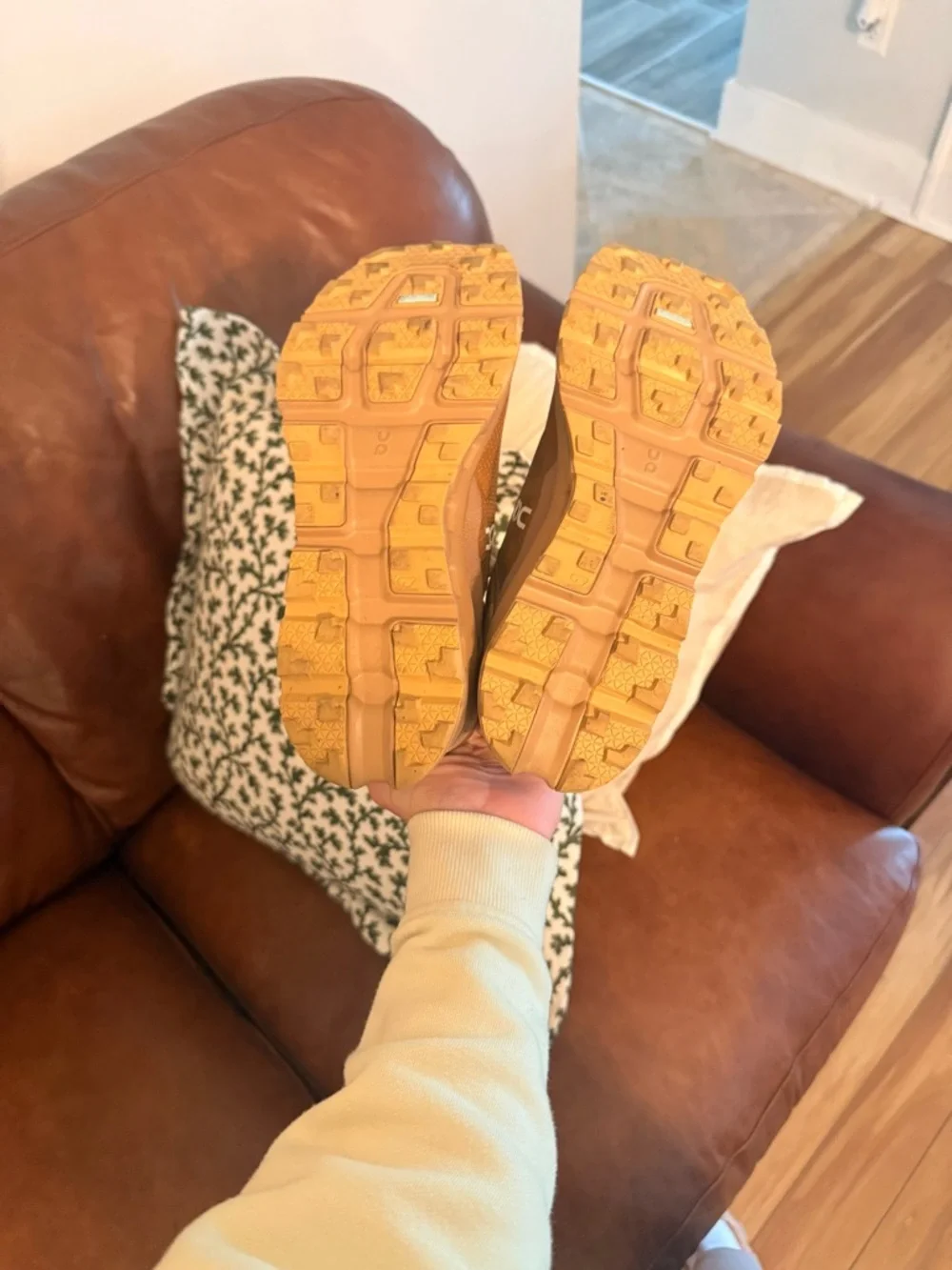 On Cloudvista Women's Running Shoes - Tan - Picture 2 of 7